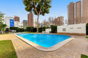 Reformed Sea Views studio in Benidorm with AC and Pool